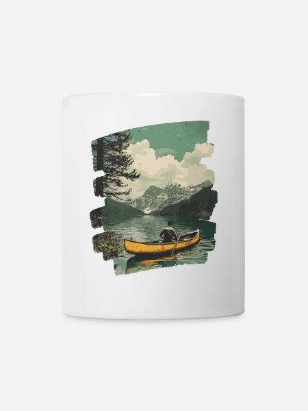 Kayak Kayakers Outdoor Kayaking - Mug - white