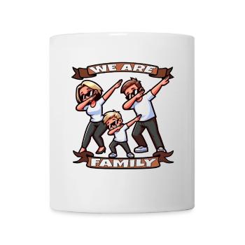 Nous sommes une famille Tenue Team Dap dapping - Mug blanc - blanc - Devant