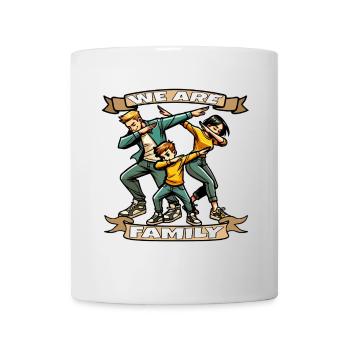 Nous sommes une famille Tenue Team Dap dapping - Mug blanc - blanc - Devant