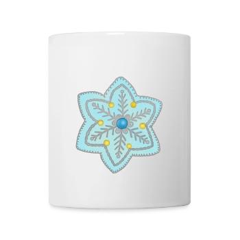 Winterstern - Tasse - Weiß - Vorne