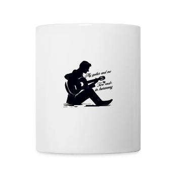 Ma guitare et moi guitariste - Mug blanc - blanc - Devant