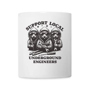mole Liebe Support Local underground engineers - Tasse - Weiß - Vorne