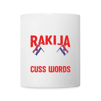 Ich Liebe Rakija Und Übermäßige Mengen An - Tasse - Weiß - Vorne