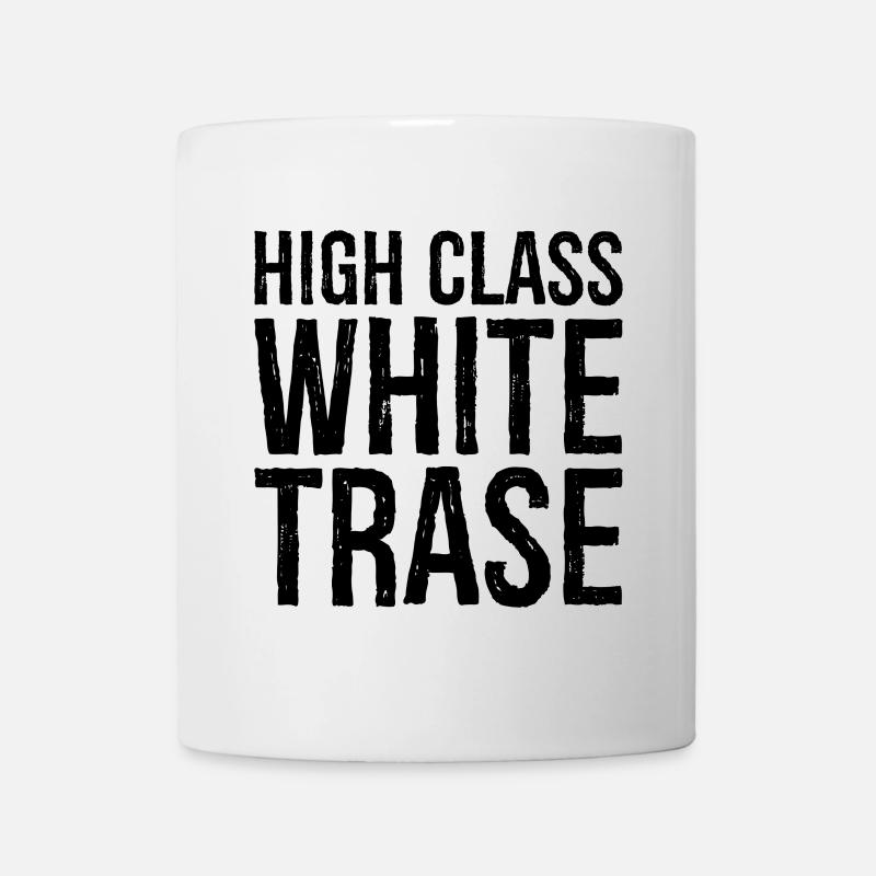 High class white trase - Mug - white