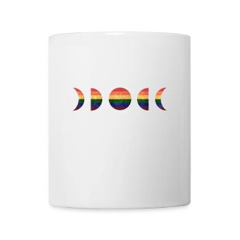 LGBTQIA+ Lesbiennes, Gays, Egalité - Mug blanc - blanc - Devant