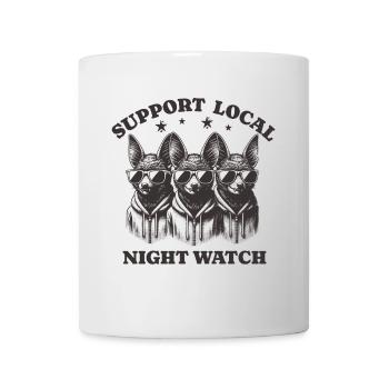 bat Love Support Local night watch - Mug - white - Front