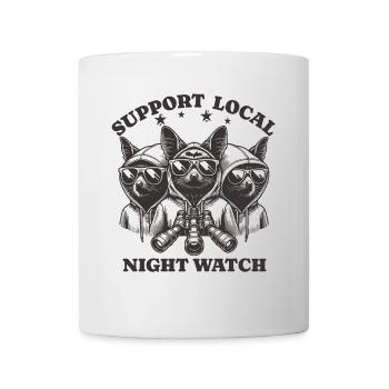 bat Love Support Local night watch - Mug - white - Front