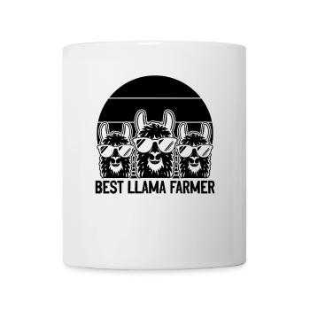 Best Llama Farmer - Mug - white - Front