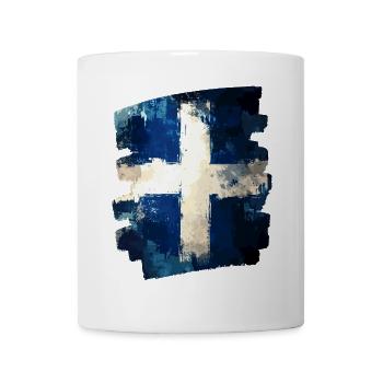 Finnish flag Finland - Mug - white - Front