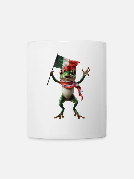 Frosch - Tasse - Weiß
