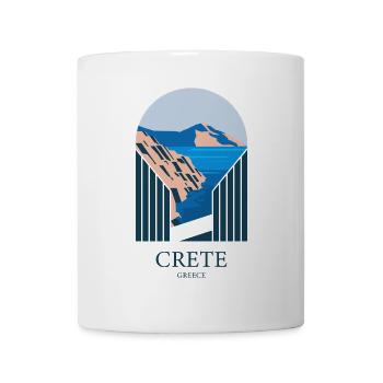 Grete Greece Souvenir: Sublime Landscape - Mug - white - Front
