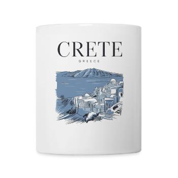 Grete Griechenland Souvenir Kreta Insel Panorama - Tasse - Weiß - Vorne
