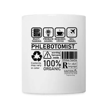 Phlebotomist multi tasking problem solving - Mug - white - Front