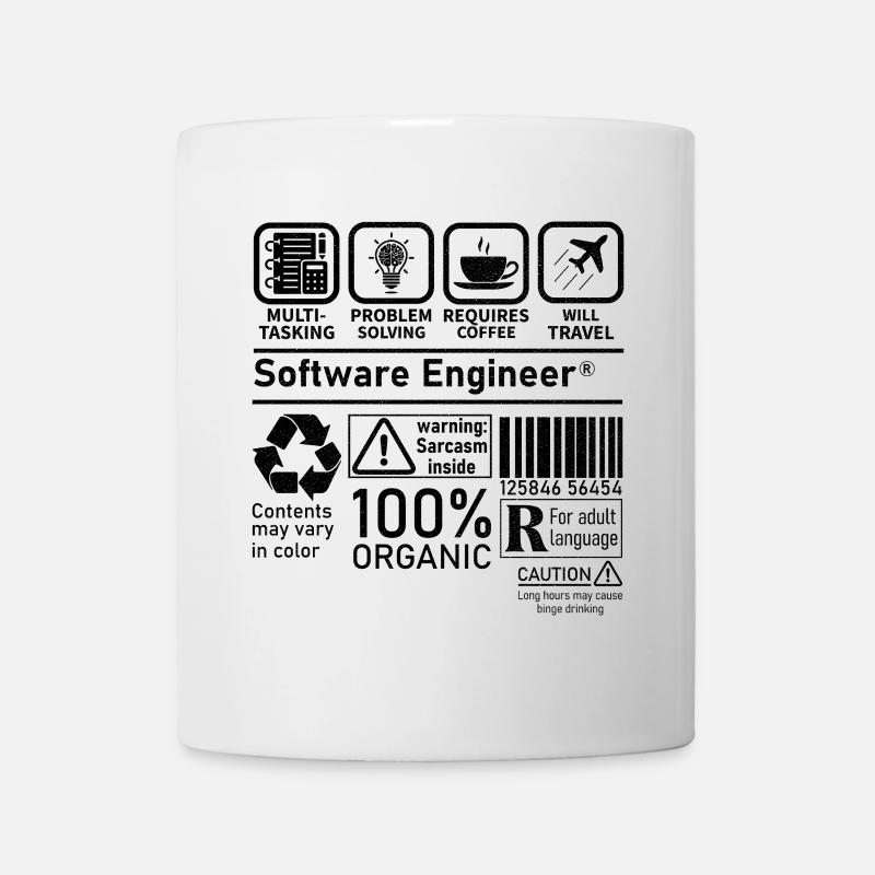 software engineer multi tasking problem solving - Mug - white