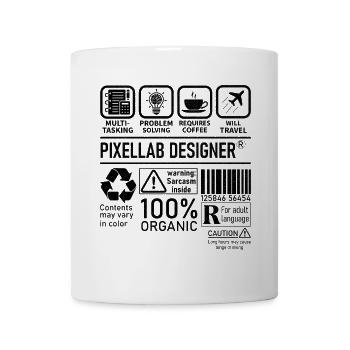 Pixellab Designer multi tasking problem solving - Mug - white - Front