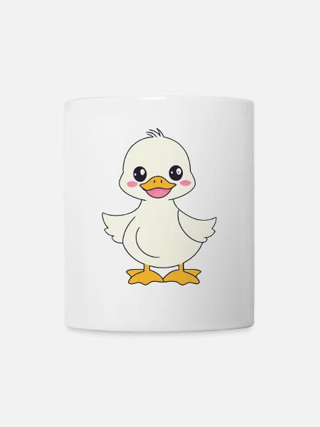 Baby Duck Ente kinder suess niedlich - Tasse - Weiß