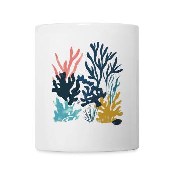 Matisse Inspires: Abstract Coral Reef Colorful - Mug - white - Front