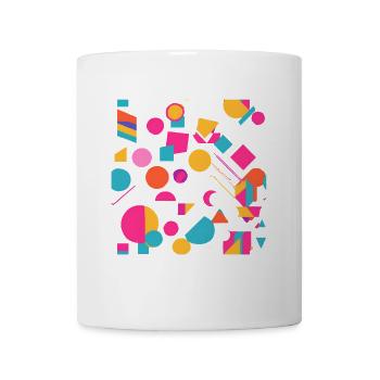 Leuchtende Farben - Tasse - Weiß - Vorne