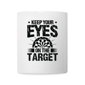 Dart Dartspieler Dartspiel Herren - Tasse - Weiß - Vorne
