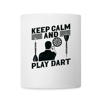 Dart Dartspieler Dartspiel Herren - Tasse - Weiß - Vorne
