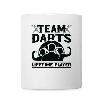Dart Dartspieler Dartspiel Herren - Tasse - Weiß - Vorne