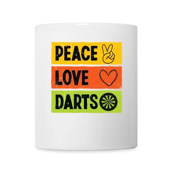 Dart Dartspieler Dartspiel Herren - Tasse - Weiß - Vorne