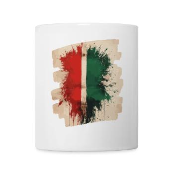 Drapeau italien Italie - Mug blanc - blanc - Devant