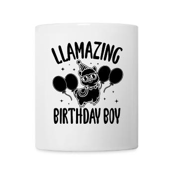 LLamazing birthday Boy - Funny Llama Birthday - Mug - white - Front