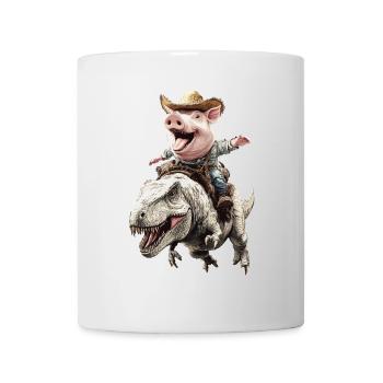 Schwein - Tasse - Weiß - Vorne