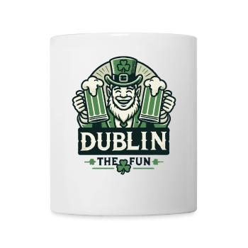 Dublin Fun Célébration de la Saint-Patrick - Mug blanc - blanc - Devant