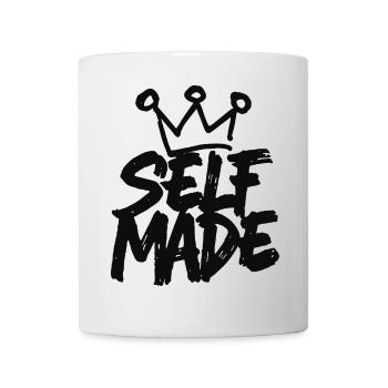 Self Made - Handwritten Motivation Design - Mug - white - Front