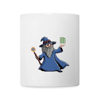 Spreadsheet Wizard Funny Controller Accountant - Mug - white - Front