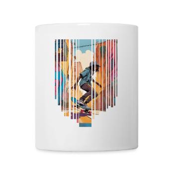 fille girlie sauvage punk freestyle amour peace style - Mug blanc - blanc - Devant
