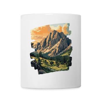 Mountains - Mug - white - Front