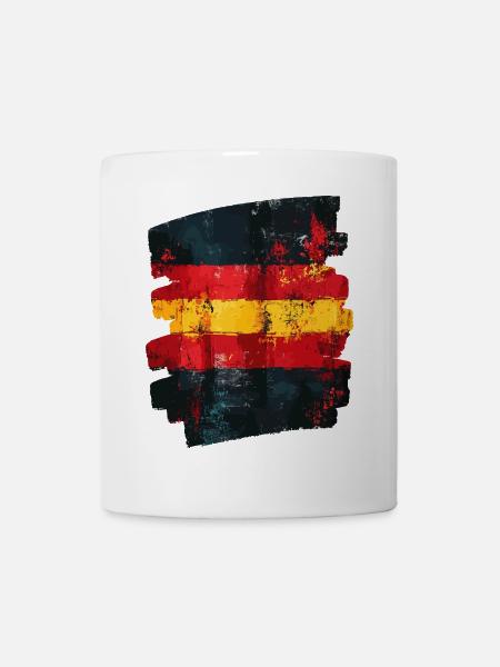 Spanische Flagge Spanien - Tasse - Weiß