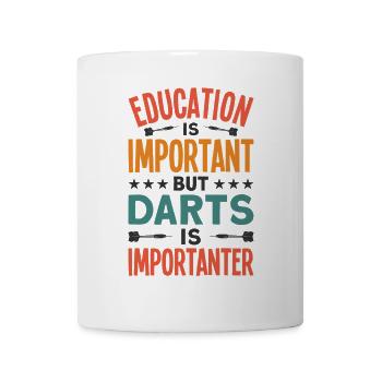 Dart Dartspieler Dartspiel Herren - Tasse - Weiß - Vorne