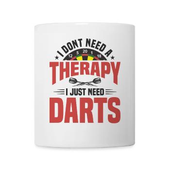 Dart Dartspieler Dartspiel Herren - Tasse - Weiß - Vorne