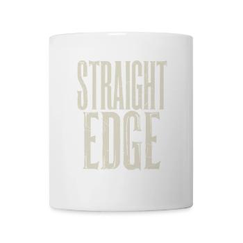 Straight Edge Lettering for Straight Edger Life - Mug - white - Front