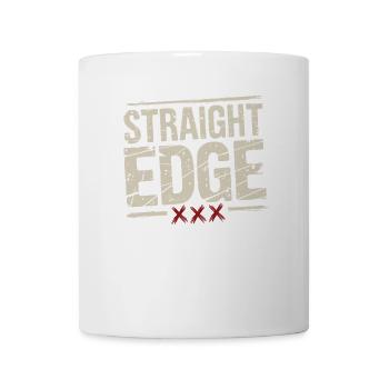 Straight Edge Lettering for Straight Edger Life - Mug - white - Front