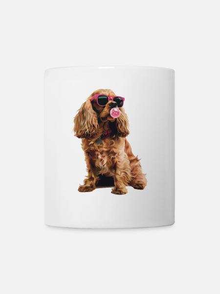 Cocker Spaniel - Tasse - Weiß