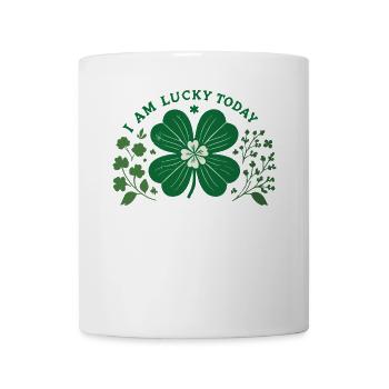 Saint-Patrick, je suis heureux aujourd’hui - Mug blanc - blanc - Devant