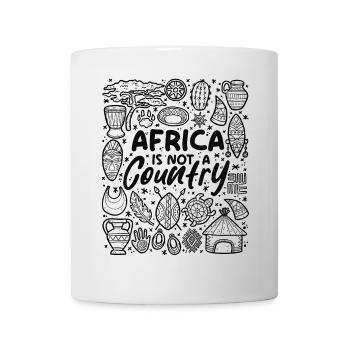 Africa Is Not a Country – Fun Fact - Mug - white - Front