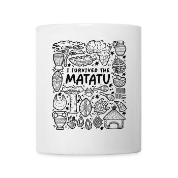 J’ai survécu au Matatu – le manège culte du Kenya - Mug blanc - blanc - Devant