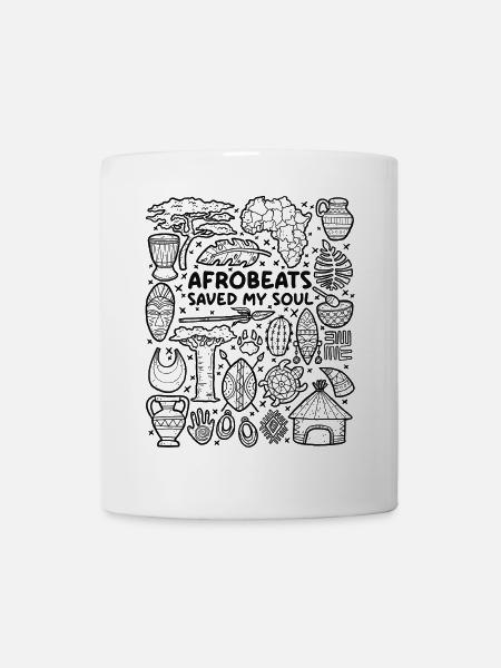 Afrobeats Saved My Soul – Musikliebe - Tasse - Weiß