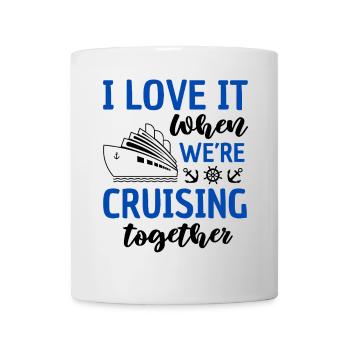 Cruise Couple Saying Boat Trip - Mug - white - Front