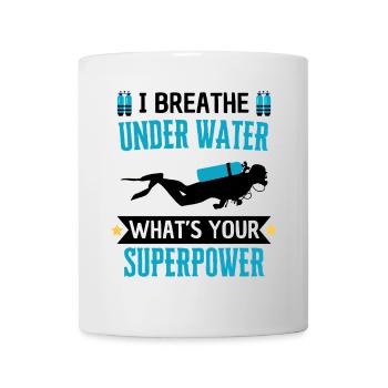 Tacher Spruch Snorkel Deep Sea Diving - Mug - white - Front
