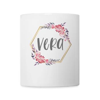 Vera Girl Name Personalized Gift - Mug - white - Front