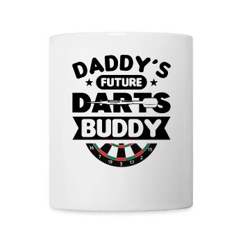 Dart Dartspieler Dartspiel Herren - Tasse - Weiß - Vorne