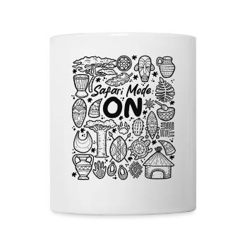 Mode safari : ON – Adventure Africa - Mug blanc - blanc - Devant