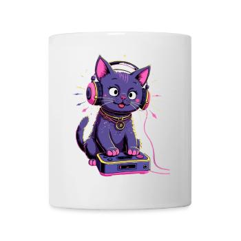 Chat Joueur : Jeux - Mug blanc - blanc - Devant